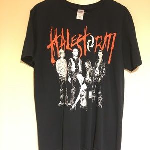 Hailstorm band animated shirt rare size L
